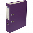 Папка регистратор 70 мм OfficeSpace бумвинил с карманом, фиолетовая