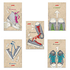 Блокнот А7 48л. Хатбер "Кеды", клетка, на склейке