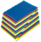 Разделитель пластиковый широкий BRAUBERG А4+, 20 листов, цифровой 1-20, оглавление, цветной, 225623 ОП