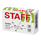 Булавки офисные 28 мм Стафф 150 шт.