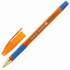 Ручка на масл. основе Брауберг "Model-XL ORANGE", синяя с грипом