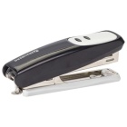 Степлер №10 BRAUBERG "Germanium", до 12 листов, с антистеплером, черный