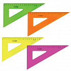 Треугольник 30*18см СТАММ "Neon Cristal", тонированный, прозрачный, неон. ассорти