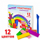 Пластилин 12цв. Юнландия "ЮНЫЙ ВОЛШЕБНИК", 240гр, стек