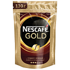 Кофе молотый в растворимом NESCAFE "Gold", сублимированный, 130 г, мягкая упаковка