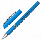 Ручка шариковая масляная с грипом BRAUBERG "Roll", СИНЯЯ, корпус синий, узел 0,7 мм, линия письма 0,