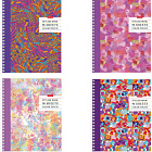 Тетрадь 96л. клетка на спирали Хатбер "Color touch"