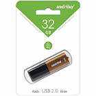 Флэш диск 32Gb Smart Buy , коричневый (металл.корпус)