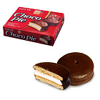 Печенье LOTTE "Choco Pie" глазиров., в картон. упак., 336г (12штук х 28г)