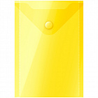Папка с кнопкой А6 Спейс, 150мкм, желтая