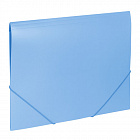 Папка на резинках Брауберг "Office", голубая