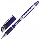 Ручка на масл. основе Брауберг "Sigma Plus", с грипом  СИНЯЯ, печать