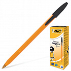 Ручка БИК "Orange" original,оранжевый корпус, черная, одноразовая
