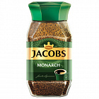 Кофе растворимый JACOBS MONARCH, сублимированный, 190г, в стеклянной банке