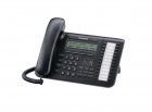Телефон IP PANASONIC KX-NT543RU-B, повторный набор, часы/календарь, спикерфон, цвет черный