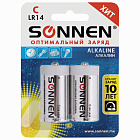 Батарейка SONNEN Alkaline LR14, 1шт.