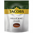 Кофе молотый в растворимом JACOBS (Якобс) «Millicano», 150 г, мягкая уп.