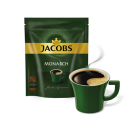 Кофе растворимый JACOBS "Monarch" сублимированный, 150 г, мягкая упаковка, 34277 ОП