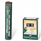 Грифель 0,5 Faber-Castell, B, 12шт.