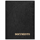 Обложка Автодокументы STAFF, экокожа, "DOCUMENTS", черная