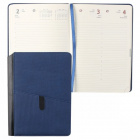 Ежедневник датир. 2021 А5 deVENTE Brighton, 176л., обл. 7Бц., синий с карманом