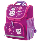 Ранец ПИФАГОР BASIC, с эргономичной спинкой, "Smart owls", 35х28х18 см, 229933
