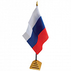 Флаг Россия герб настольный