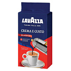 Кофе молотый LAVAZZA "Crema e Gusto", натуральный, 250г, вакуумная упаковка