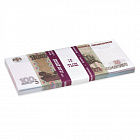 Деньги шуточные "100 рублей", упаковка с европодвесом