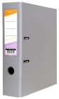 Папка-регистратор INFORMAT 75 мм двухстороннее покрытие PVC, металлическая окантовка, серая