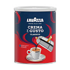 Кофе молотый LAVAZZA "Crema E Gusto", 250 г, жестяная банка