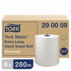 Полотенце бумажные рулонные TORK (Система H1) Matic, Universal, 280 м, белые /6шт.