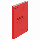 Скоросшиватель картонный мелованный BRAUBERG, гарантированная плотность 360 г/м2, красный, до 200 ли