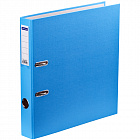 Папка регистратор 50 мм OfficeSpace бумвинил, с карманом, голубая