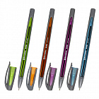 Ручка на масл. основе Брауберг "BOMB GT Metallic", синяя, 0,7мм