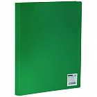 Папка с 10 вкладышами OfficeSpace А4, 9мм, 400мкм, пластик, зеленая