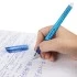 Ручка пиши-стирай гелевая Стафф, синяя, хром. детали, 0,5мм
