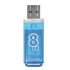 Флэш диск 8GB Smart Buy Glossy, USB 2.0, синий