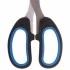Ножницы Брауберг "Classic+" 185мм черно-синие
