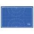 Коврик (мат) для резки BRAUBERG EXTRA 5-слойный, А3 (450х300 мм), двусторонний, толщина 3 мм, синий