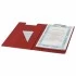 Папка-планшет BRAUBERG, А4 (340х240 мм), с прижимом и крышкой, картон/ПВХ, РОССИЯ, бордовая