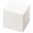 Блок для записей STAFF проклеенный, куб 9х9х9 см, белый, белизна 70-80%, 129205