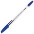 Ручка Брауберг "X-333", синяя, корпус прозрачный