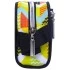 Пенал-косметичка BRAUBERG с ручкой, карман из сетки, полиэстер, "Citrus", 20х6х9 см
