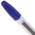 Ручка Брауберг "X-333", синяя, корпус прозрачный