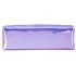 Пенал-косметичка ЮНЛАНДИЯ, мягкий, полупрозрачный, "Glossy", фиолетовый, 20х5х6 см