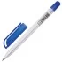 Ручка шариковая масляная BRAUBERG "Olive Pen", СИНЯЯ, корпус прозрачный, 0,7 мм, линия 0,35 мм