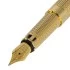 Ручка перьевая Галант "VERSUS2, корпус золотистый, детали золотистые, узел 0,8 мм, синяя