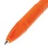 Ручка шариковая BRAUBERG "X-333 Orange", корпус оранжевый, зеленая