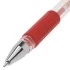 Ручка гел красная Стафф с гриппом, 0,5 мм